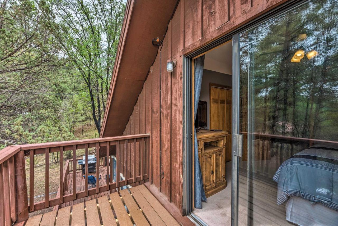 Rustic Ruidoso Cabin With Large Deck And Grill! Exterior foto