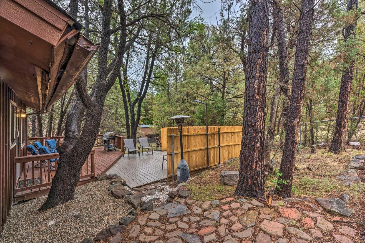 Rustic Ruidoso Cabin With Large Deck And Grill! Exterior foto