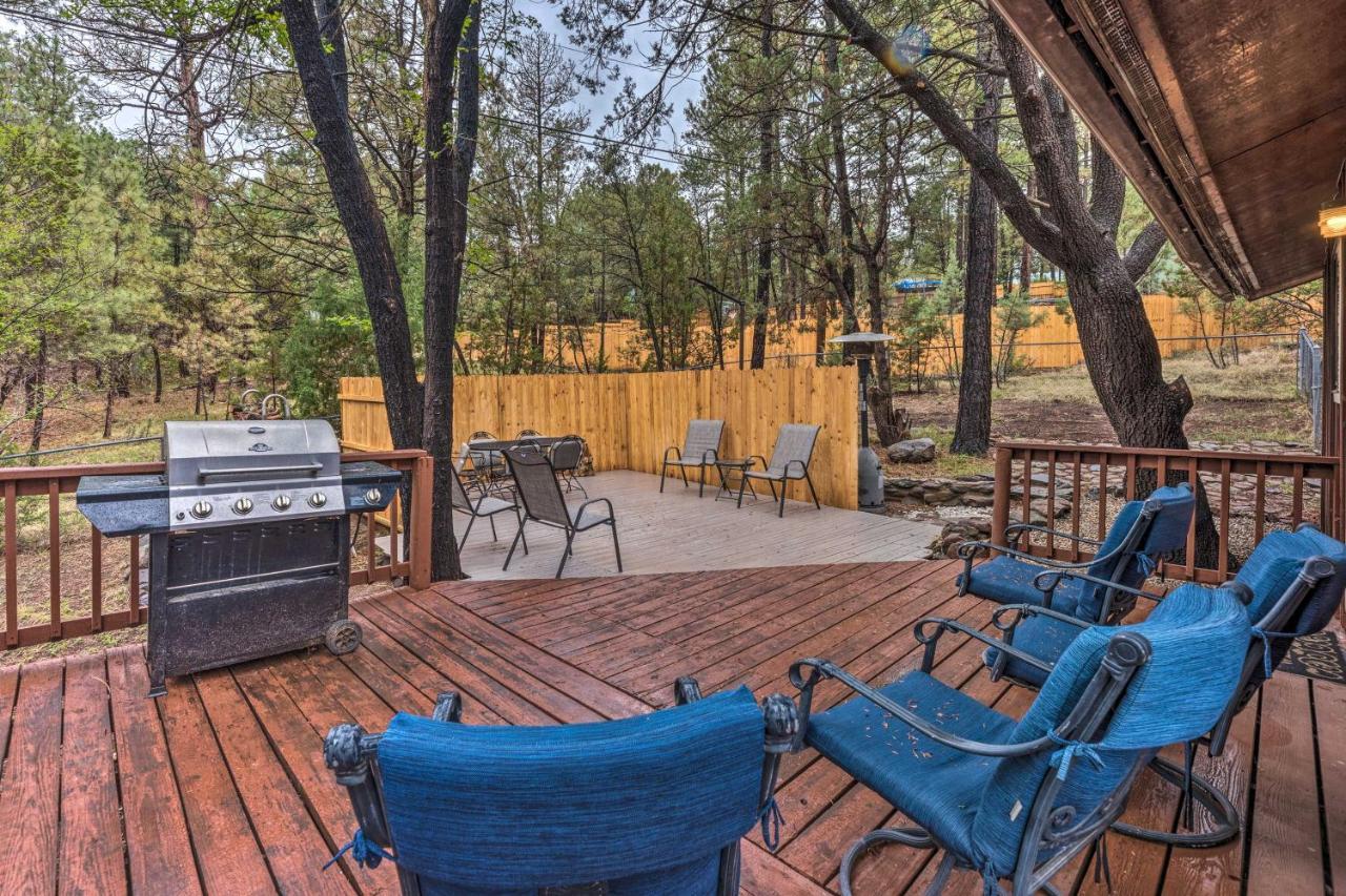 Rustic Ruidoso Cabin With Large Deck And Grill! Exterior foto