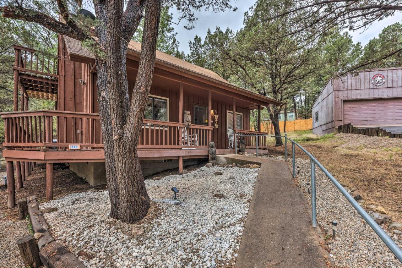 Rustic Ruidoso Cabin With Large Deck And Grill! Exterior foto