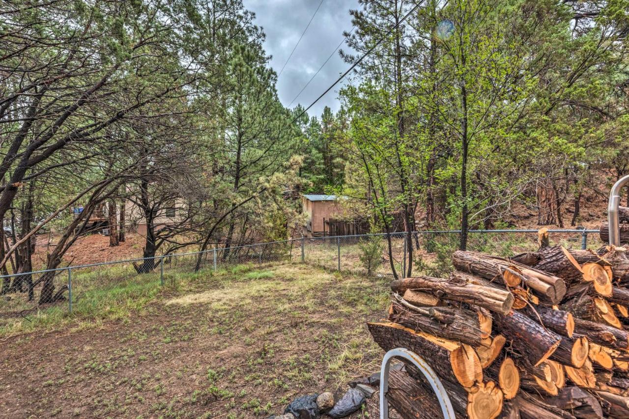Rustic Ruidoso Cabin With Large Deck And Grill! Exterior foto